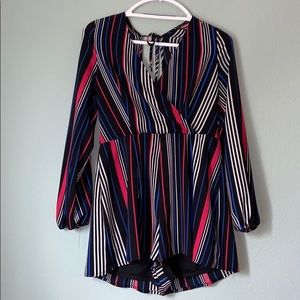 Stripped romper